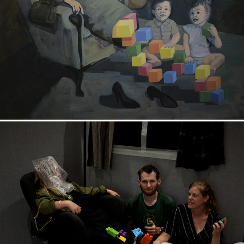 original painting: This used to by my playground by Lucia Dovičáková